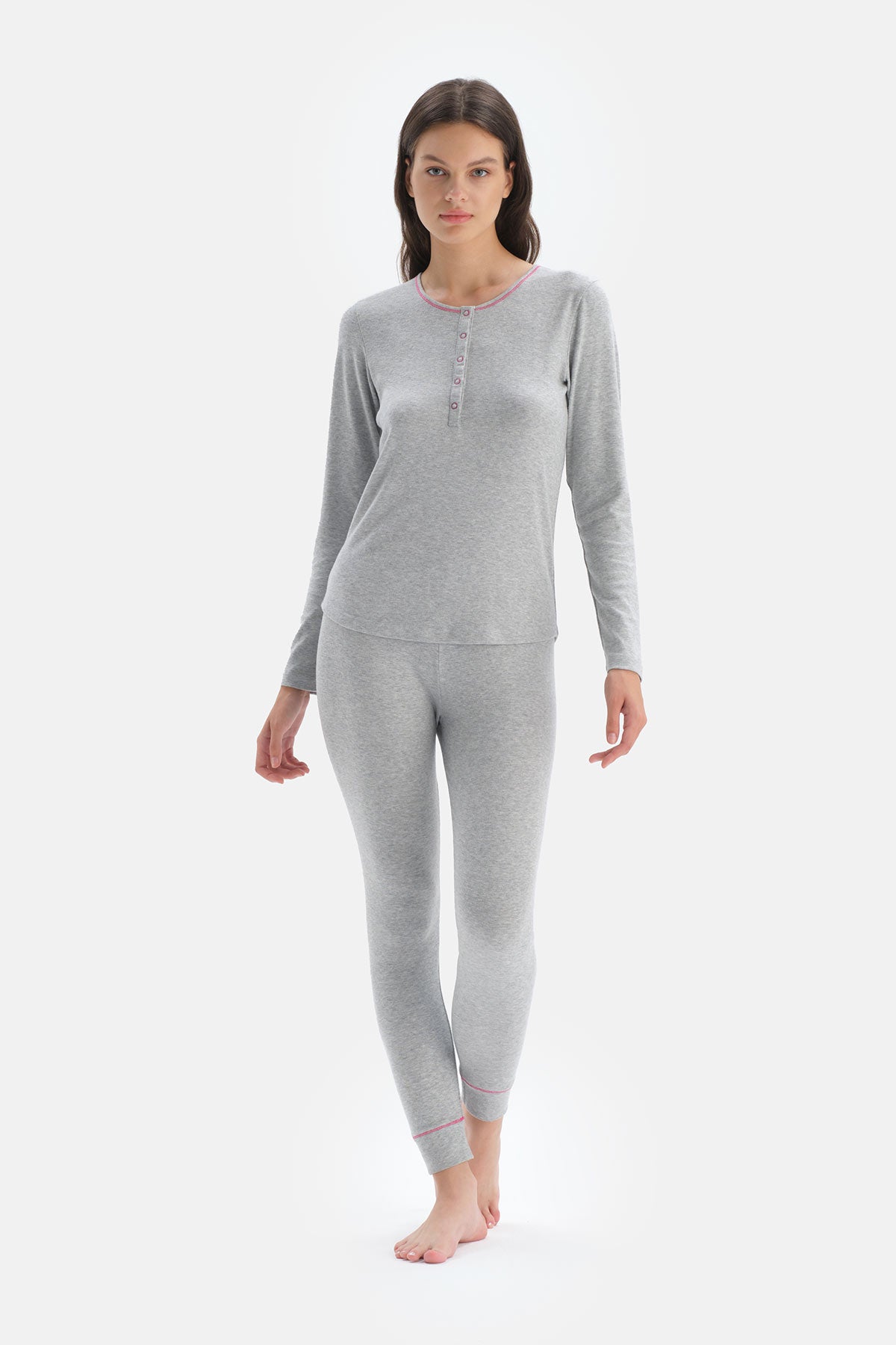 LIGHT GREY PYJAMA SET