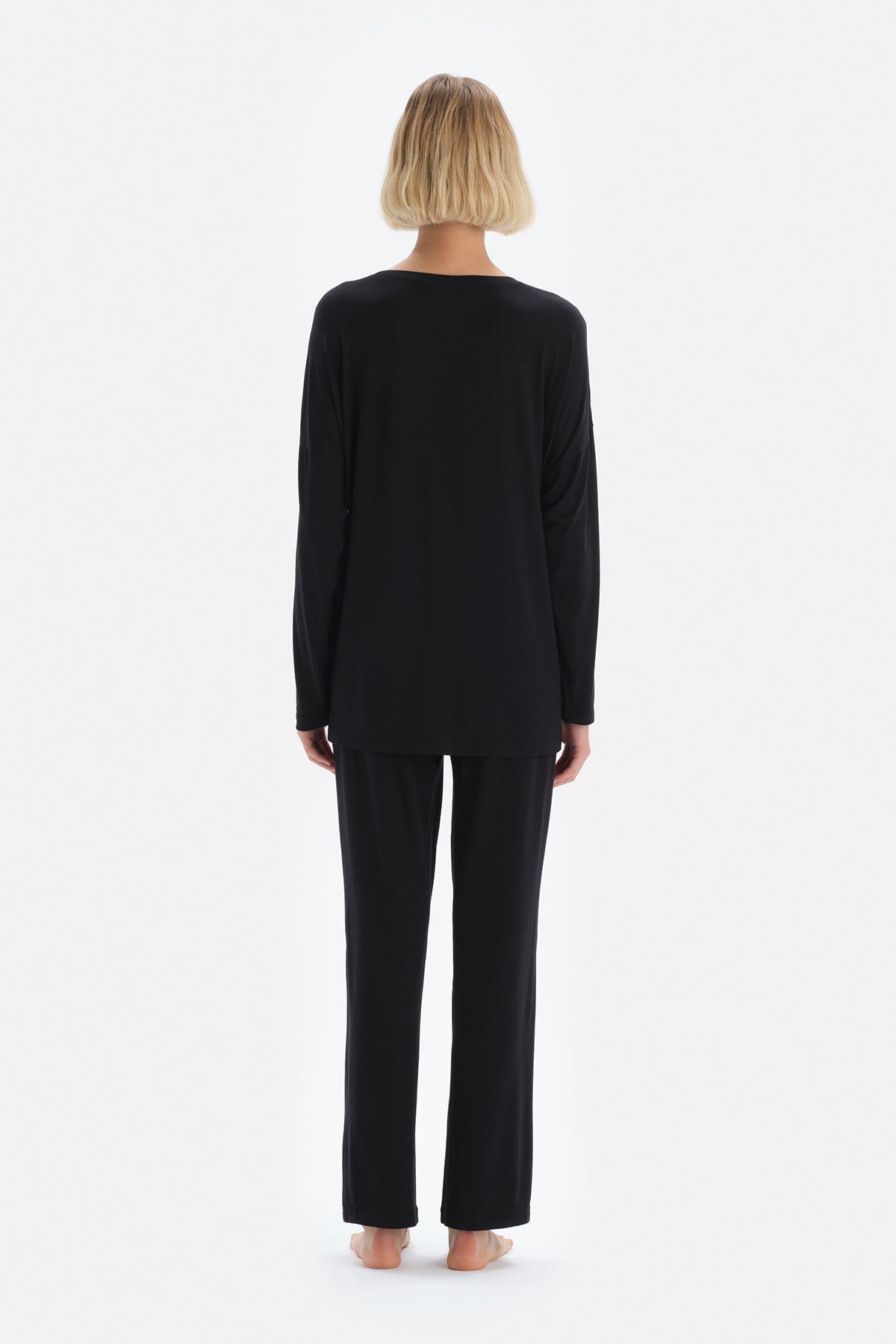 BLACK PYJAMA SET