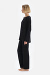 BLACK PYJAMA SET
