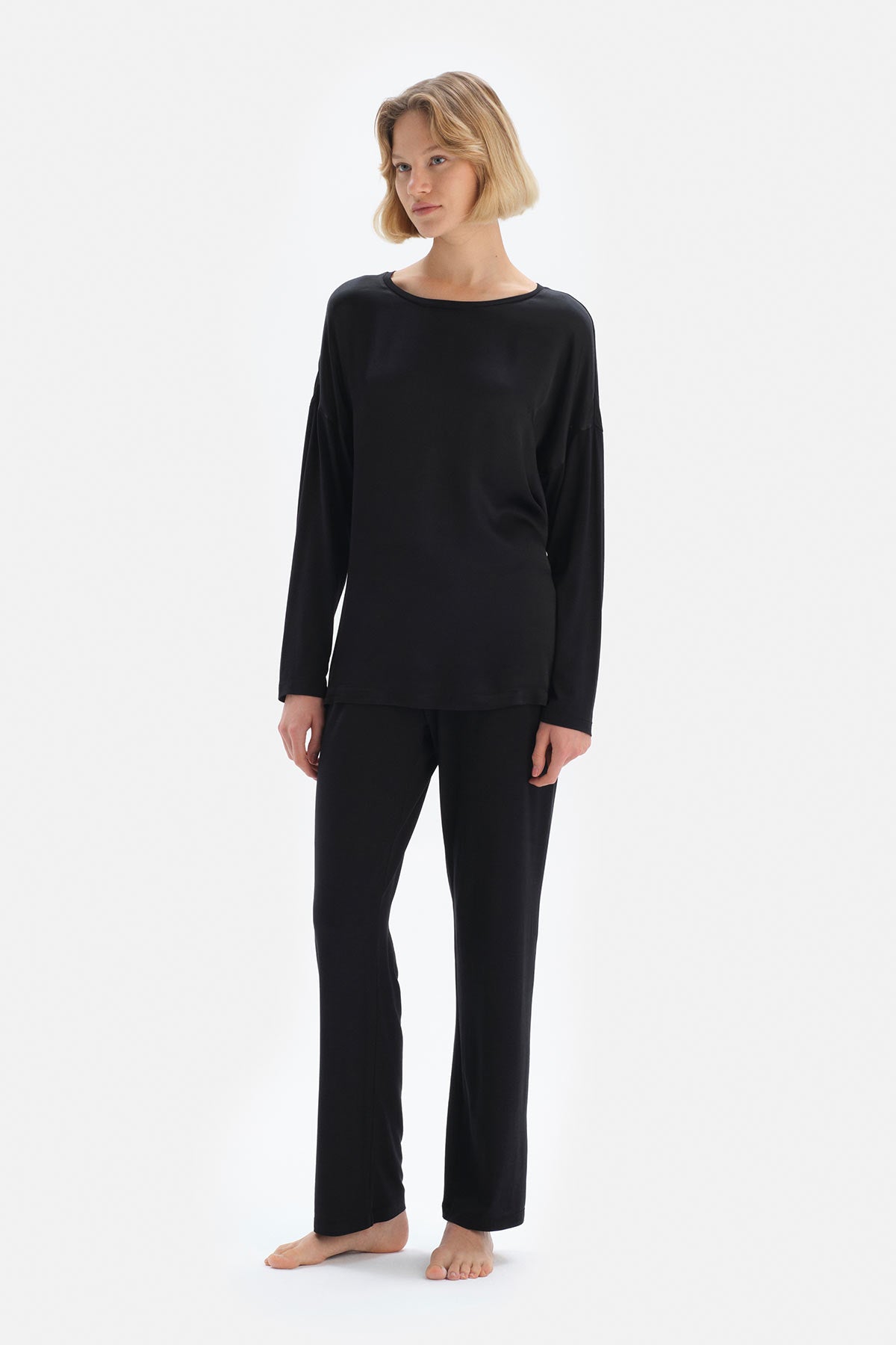 BLACK PYJAMA SET