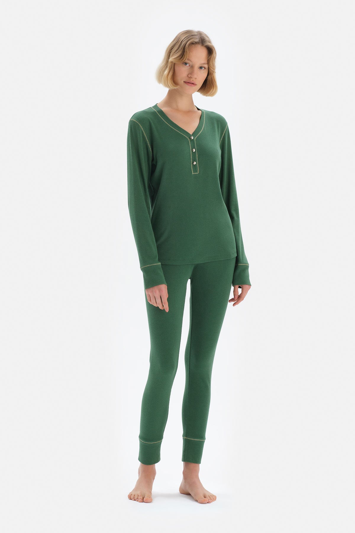 GREEN PYJAMA SET