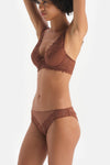 BROWN BRALETTE