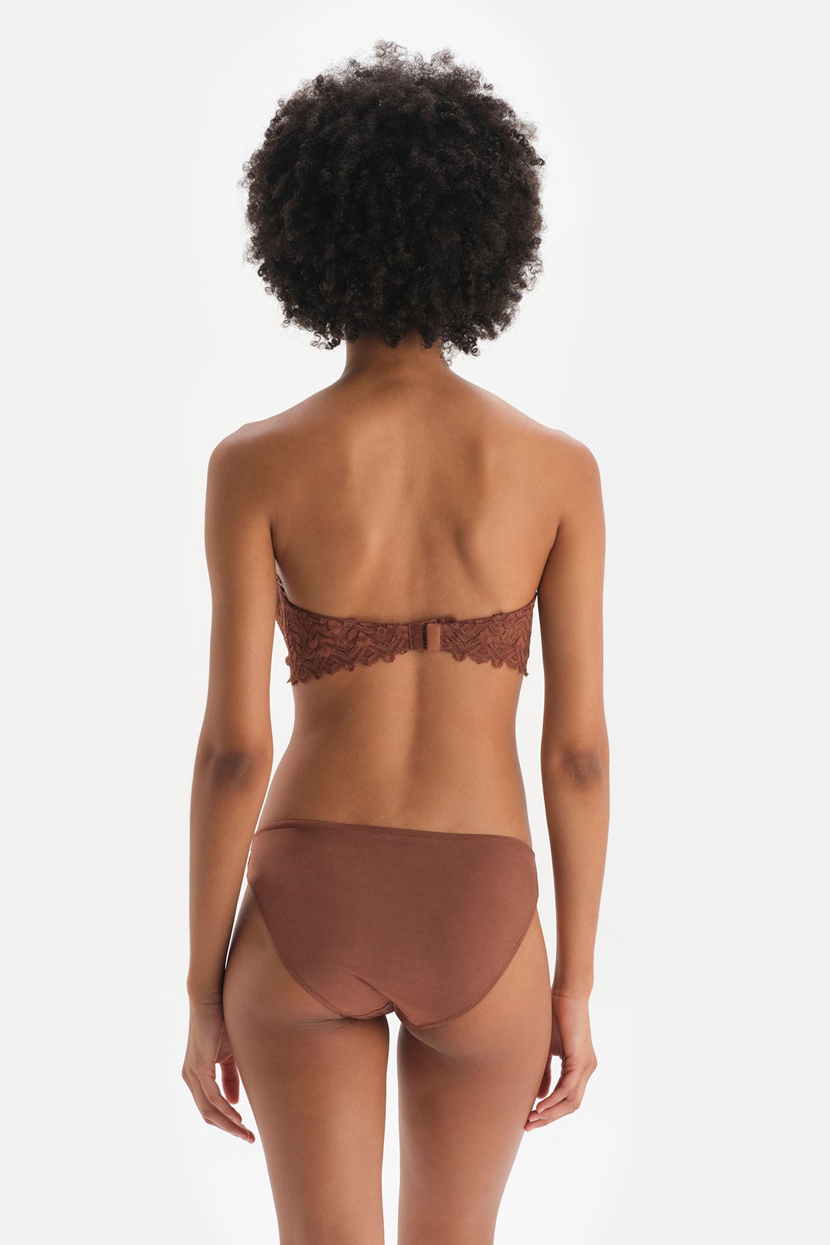 BROWN BRA