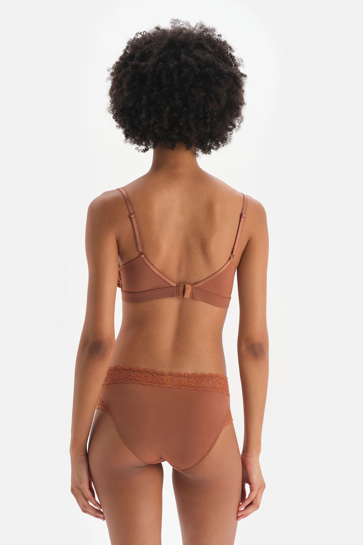 BROWN BRA