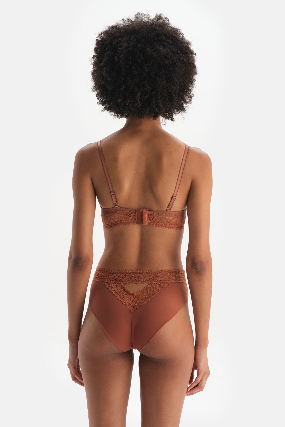 BROWN BRA