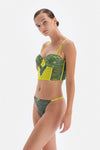 GREEN BUSTIER