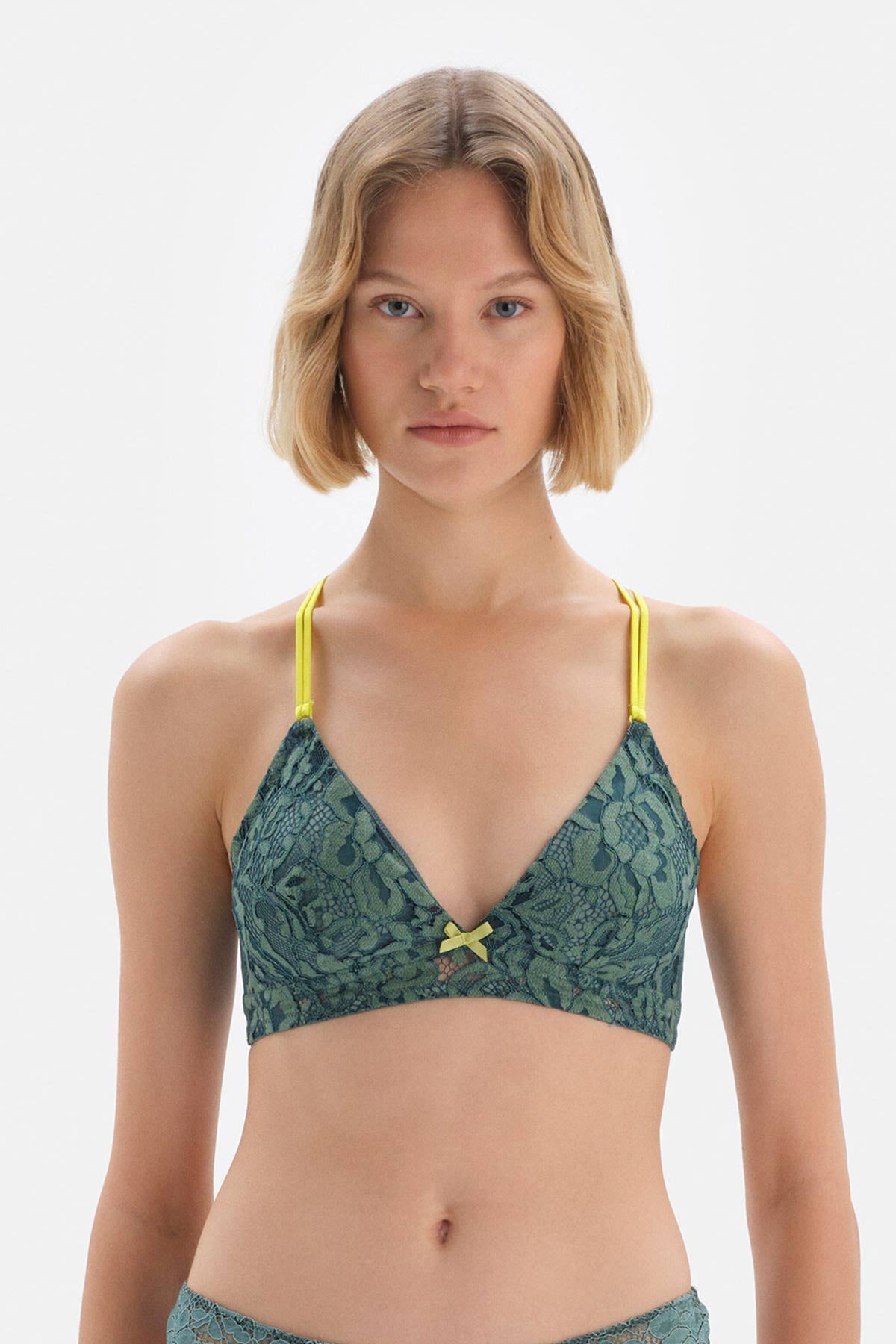 GREEN BRALETTE