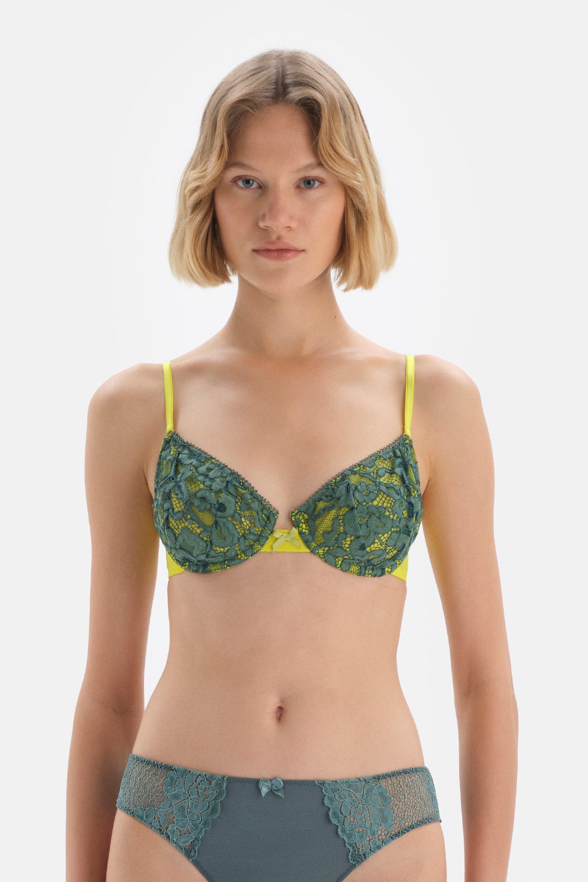 GREEN BRA