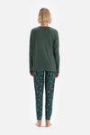 GREEN PYJAMA BOTTOM