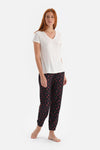 BLACK PYJAMA BOTTOM