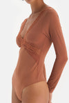 BROWN BODYSUIT
