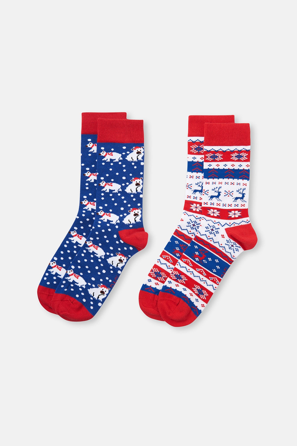 BLUE - RED SOCKS