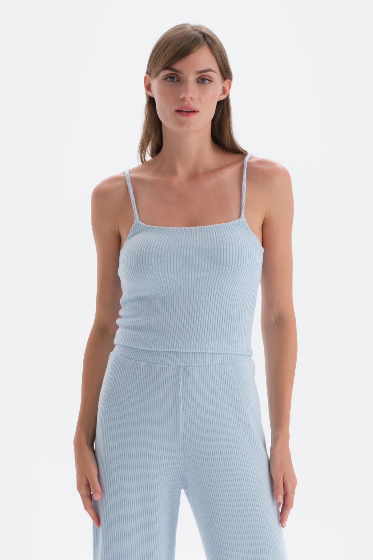 Blue THIN STRAPPED CASTER ATHLETE