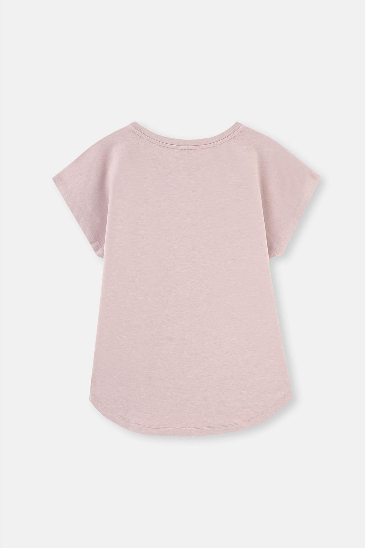 Light Lilac BASIC LOW SLEEVE EVERFRESH T-SHIRT
