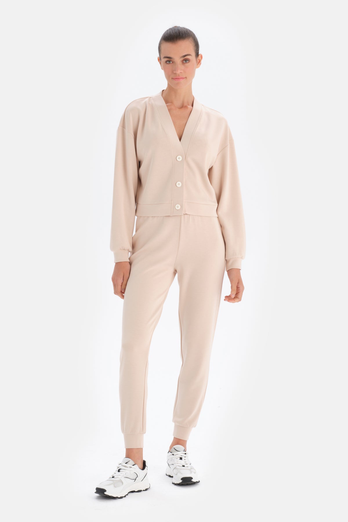 Ecru JOGGER TROUSERS