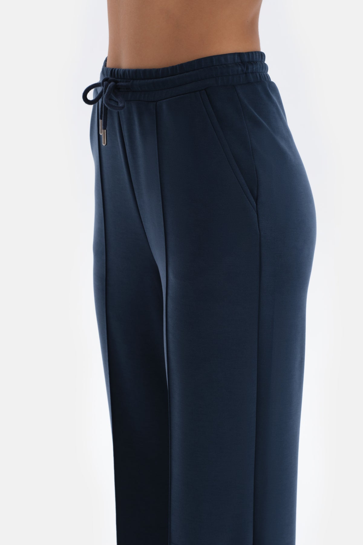 Indigo WIDE LEG TRACKSUIT BOTTOM