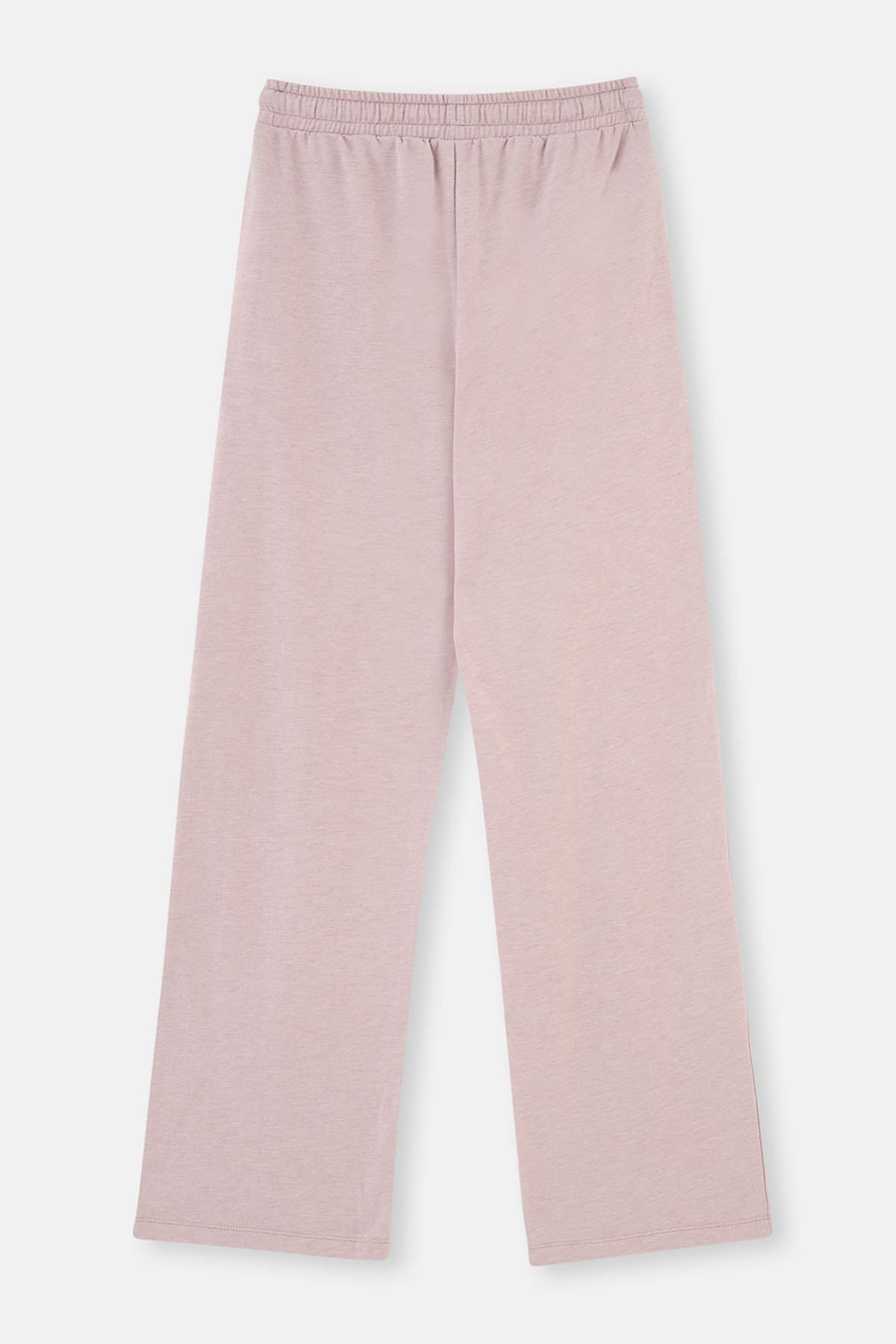 Light Lilac WIDE LEG RIBBED DETAILED EVERFRESH TRACKS BOTTOM