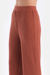 Terracotta WIDE LEG TRACKSUIT BOTTOM