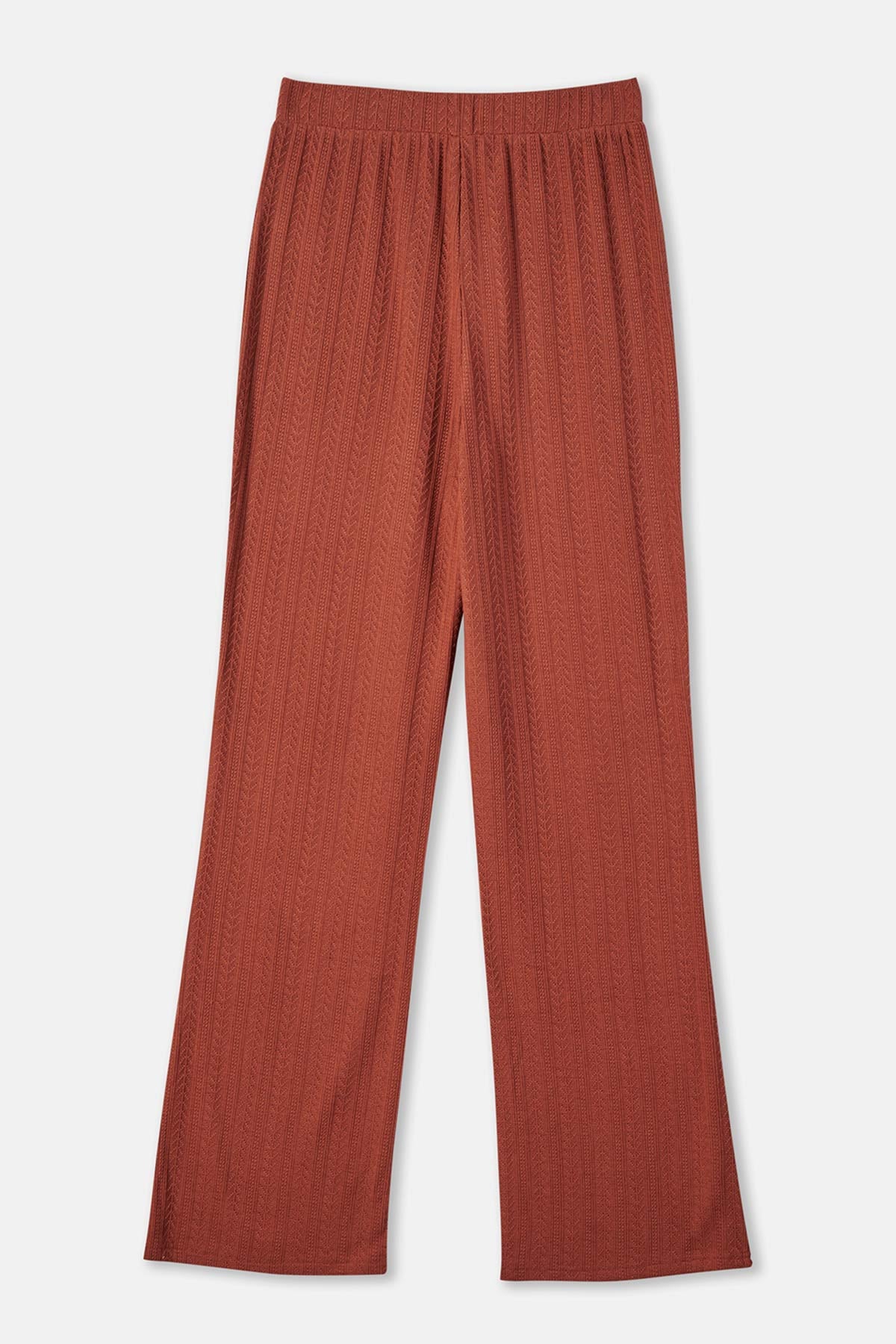 Terracotta WIDE LEG TRACKSUIT BOTTOM