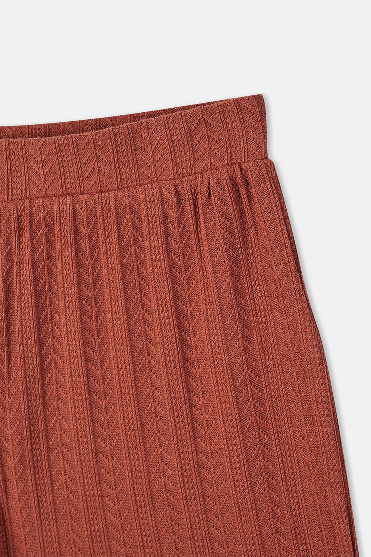 Terracotta WIDE LEG TRACKSUIT BOTTOM