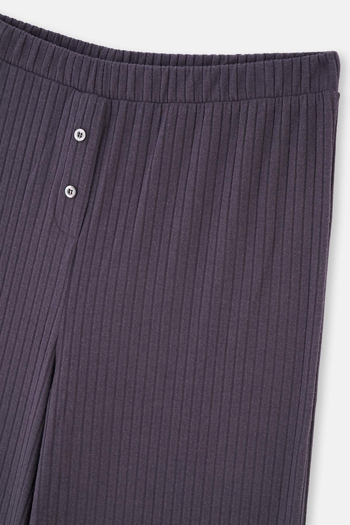 Anthracite LACE DETAILED VISCOSE PAJAMAS SUIT