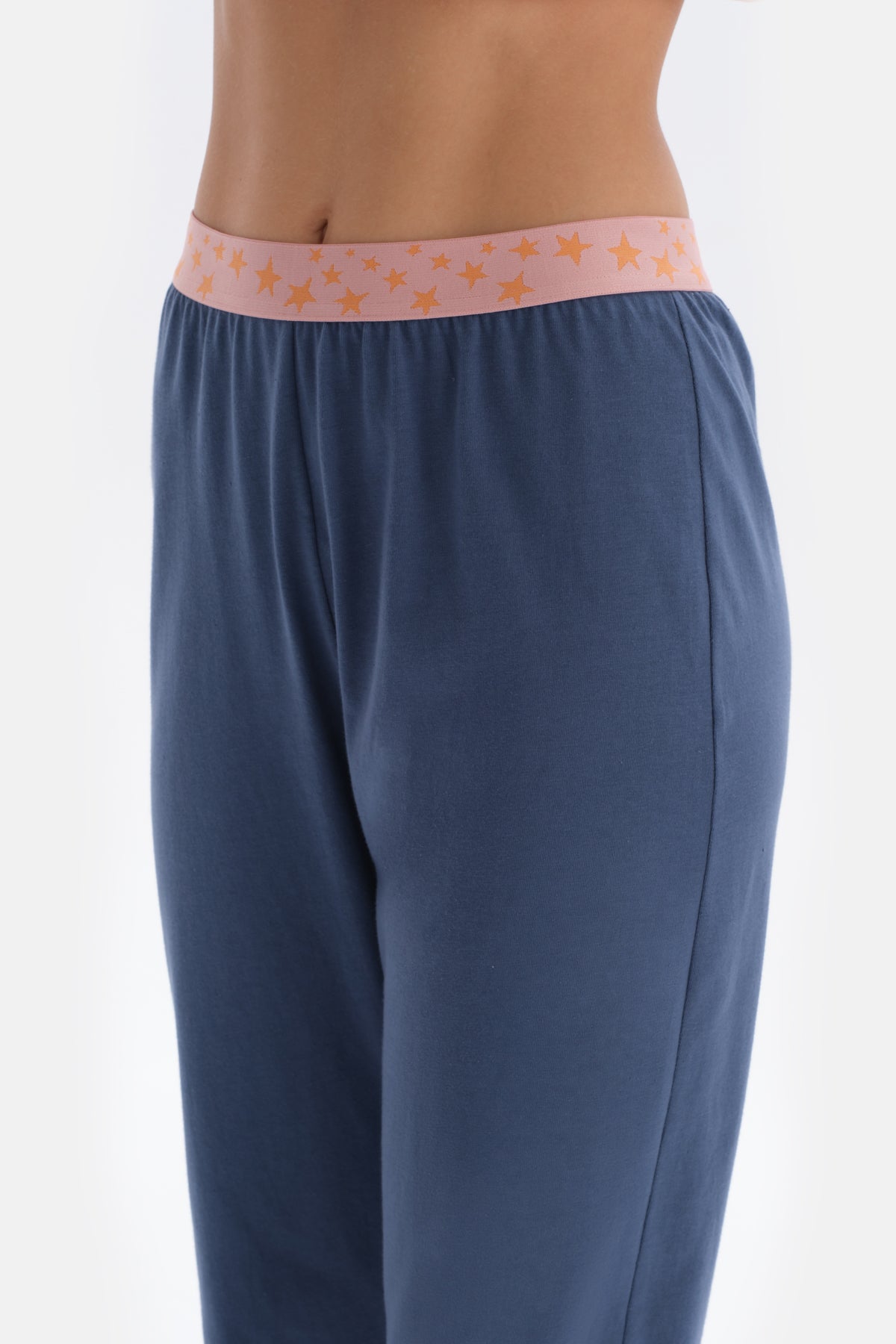 Salmon ANIMAL PRINT DETAILED LONG SLEEVE PAJAMAS SUIT