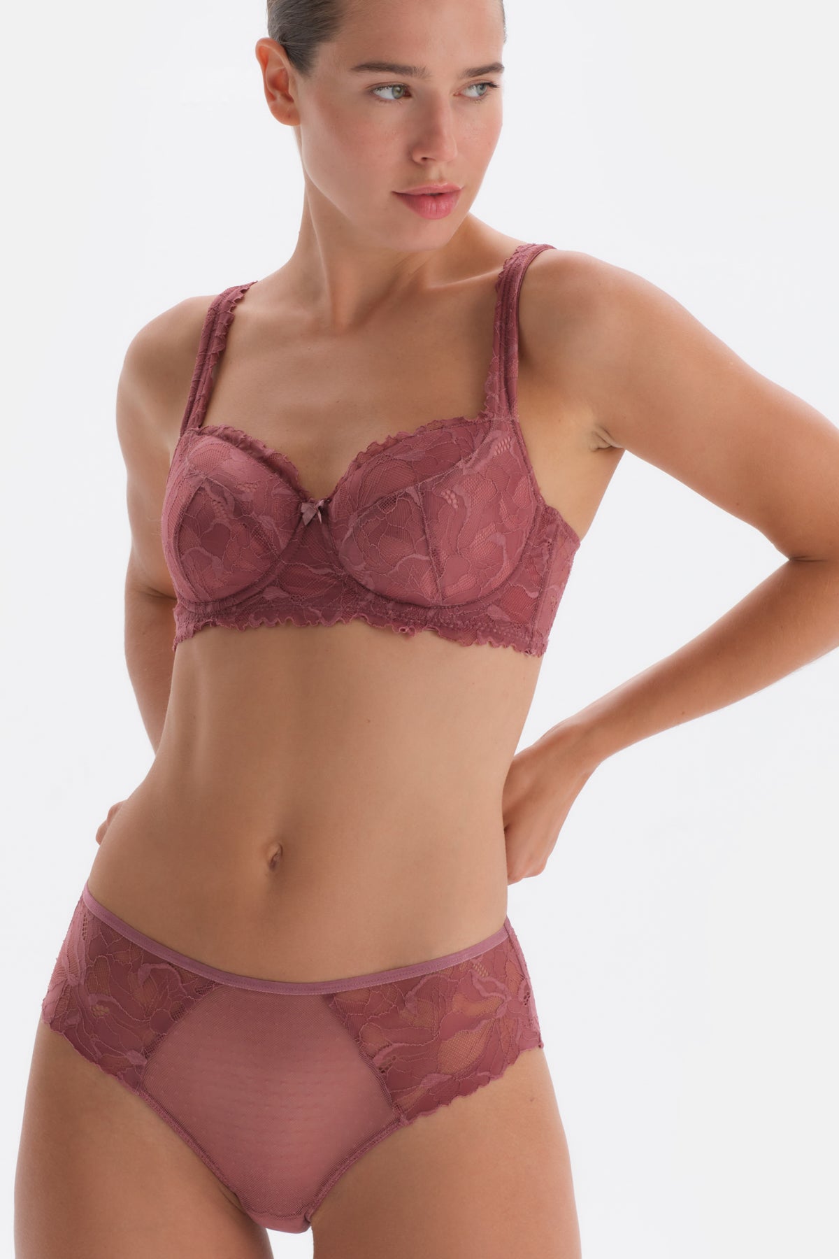 Dusty Rose DRAWING CONCRETE BRA