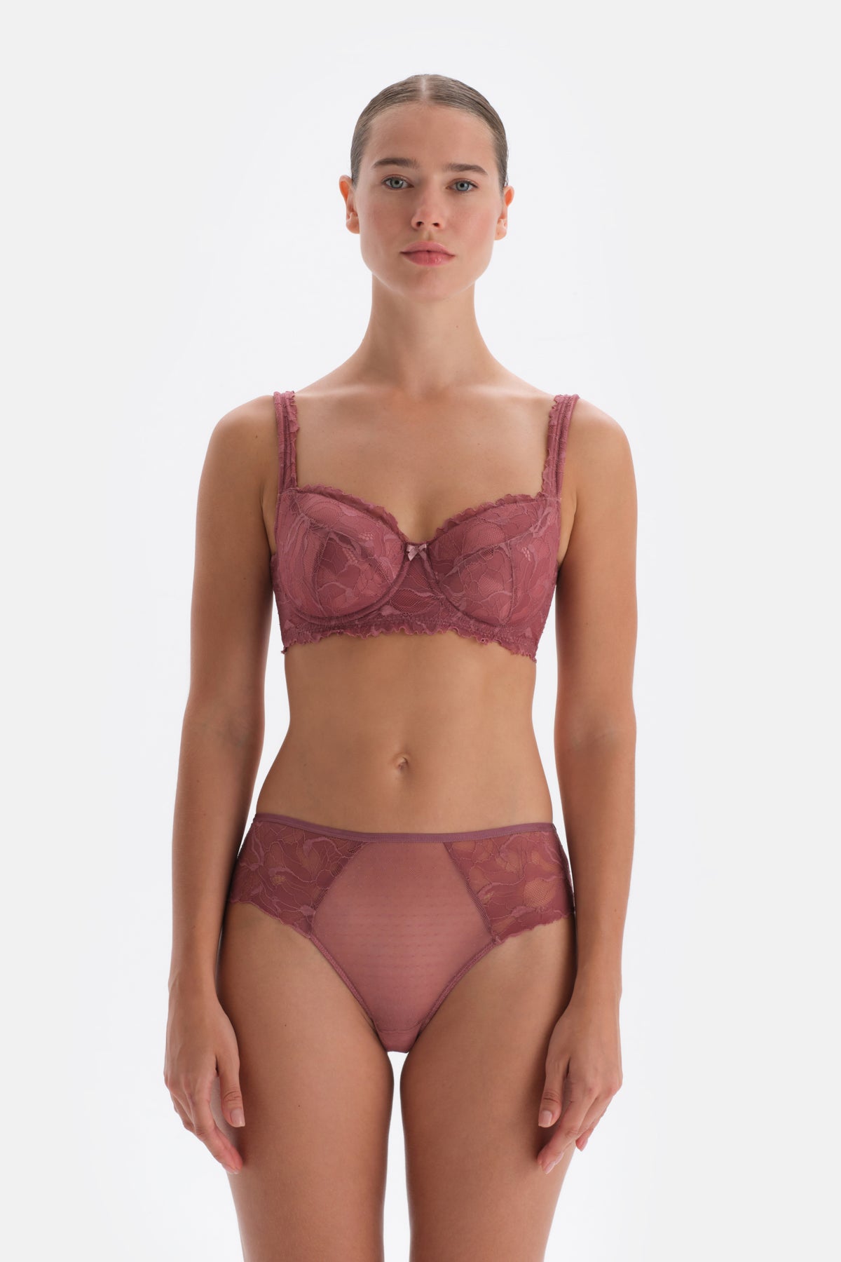 Dusty Rose DRAWING CONCRETE BRA