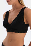 Black LACE DETAILED PREMIUM BASIC SOFT BRA