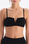 Black BUSTIER