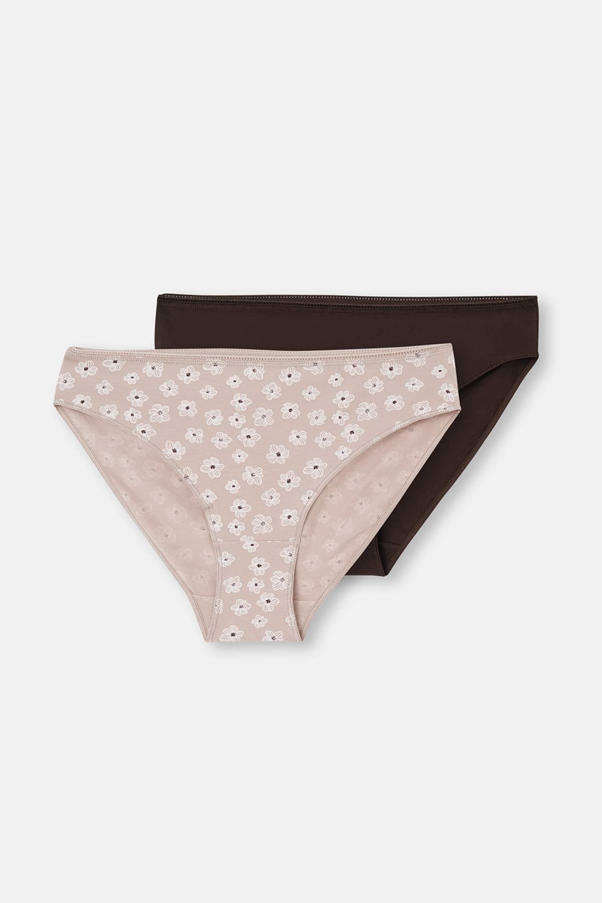 Karışık Karışık Kadın 2'Li Pamuklu Brıef