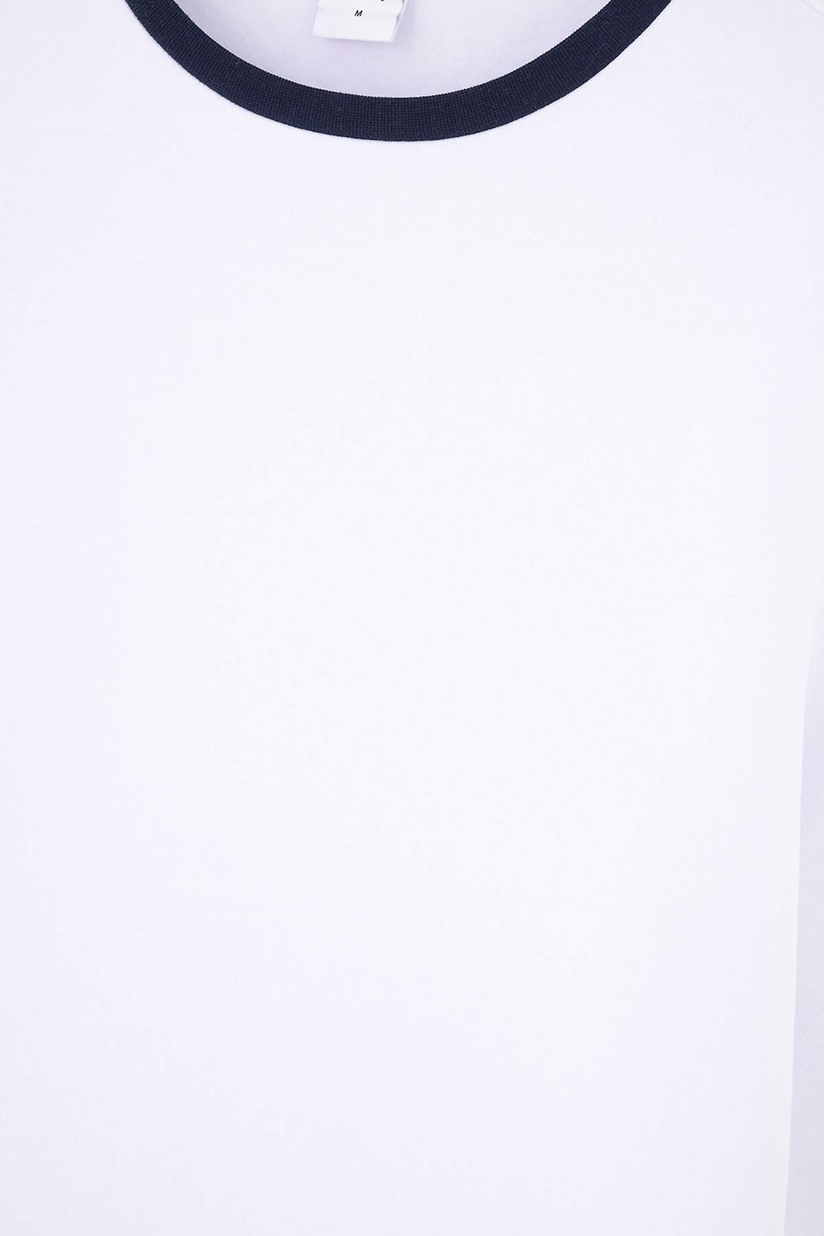 Beyaz Uzun Kollu Sweatshirt Pijama Üstü