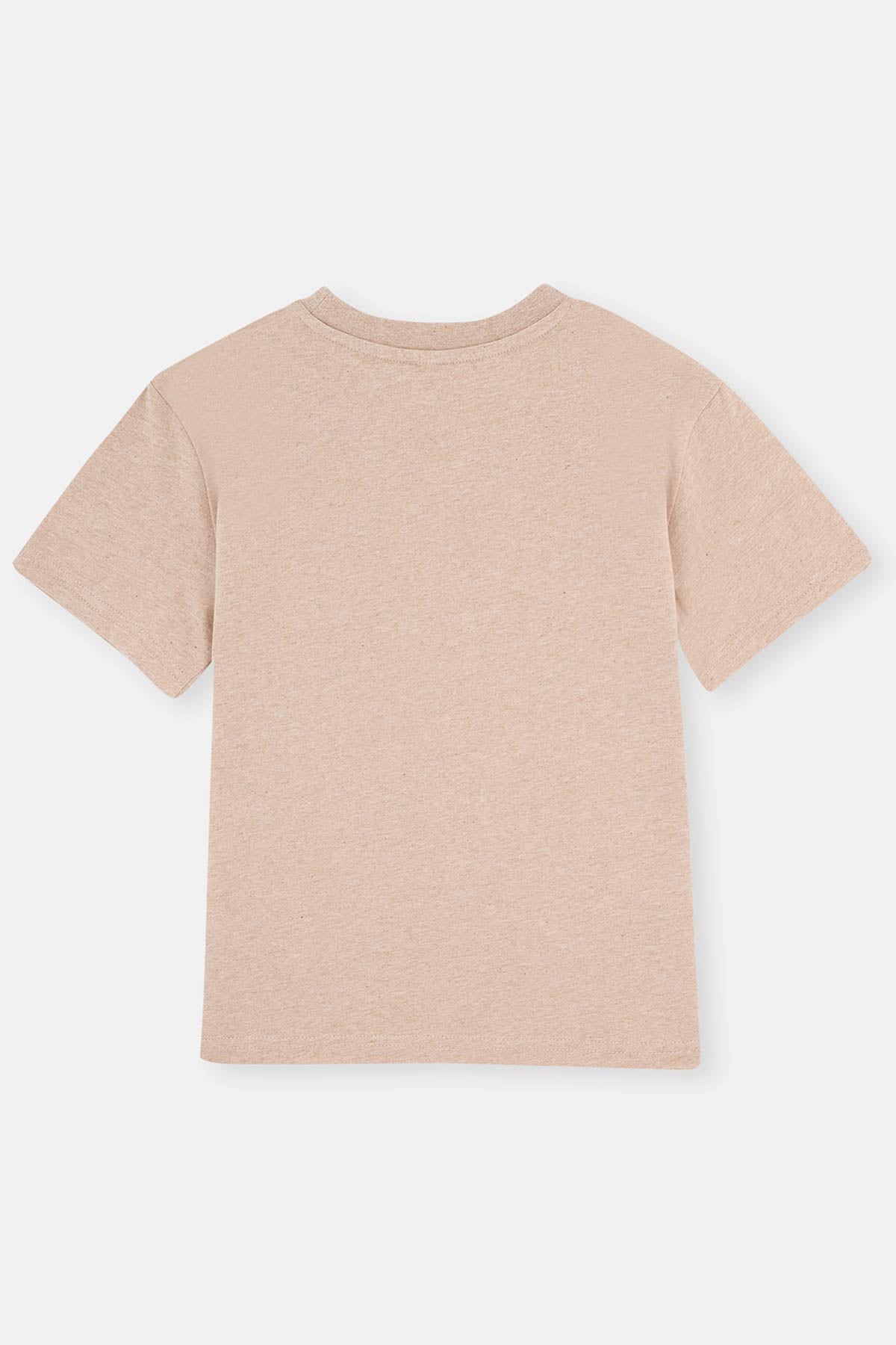 BROWN NATURAL COLORED LOCAL COTTON UNISEX T-SHIRT