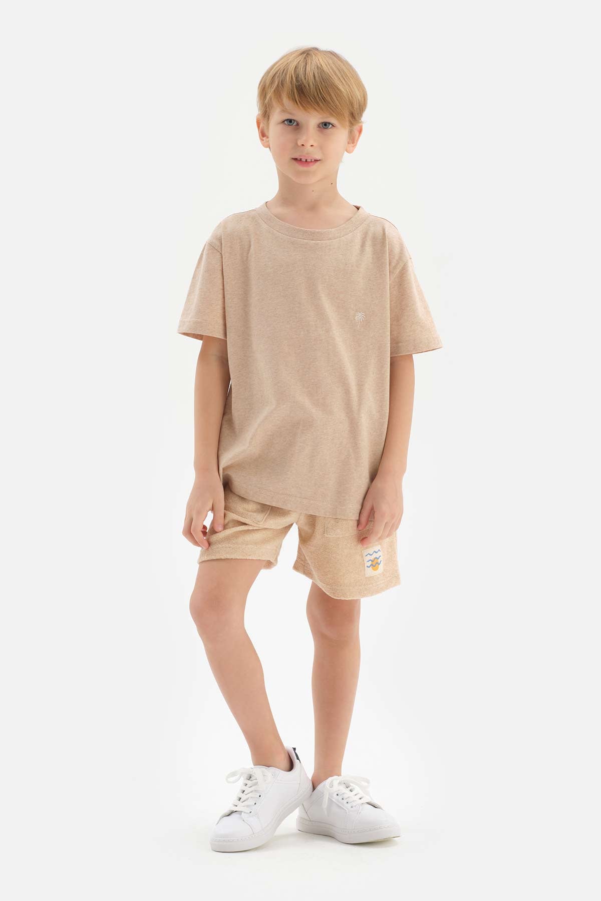 BROWN NATURAL COLORED LOCAL COTTON UNISEX T-SHIRT