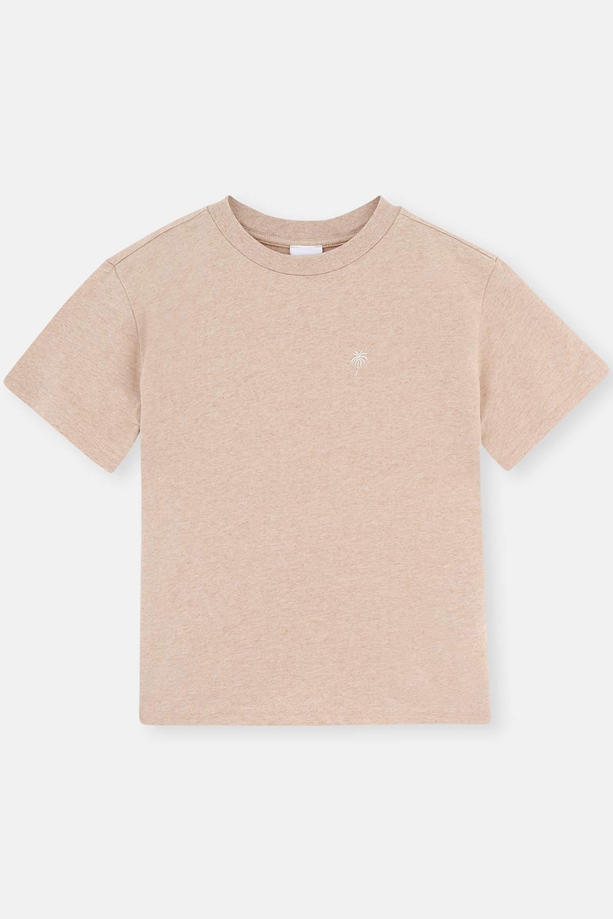 BROWN NATURAL COLORED LOCAL COTTON UNISEX T-SHIRT