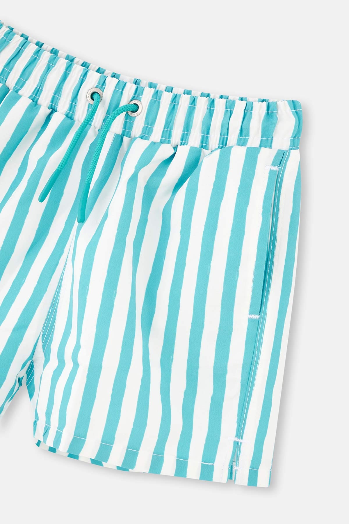 GREEN - WHITE SHORTS