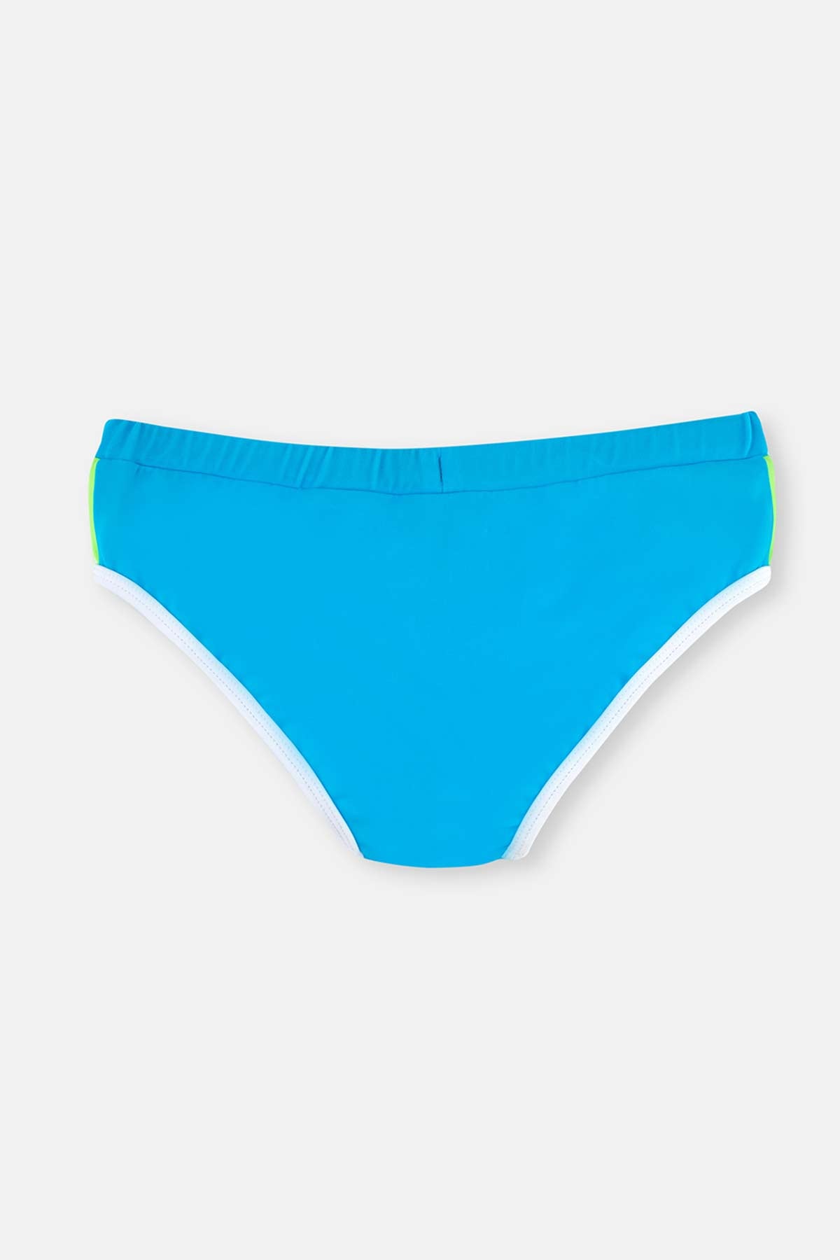Mavi - Yeşil Parçalı Slip