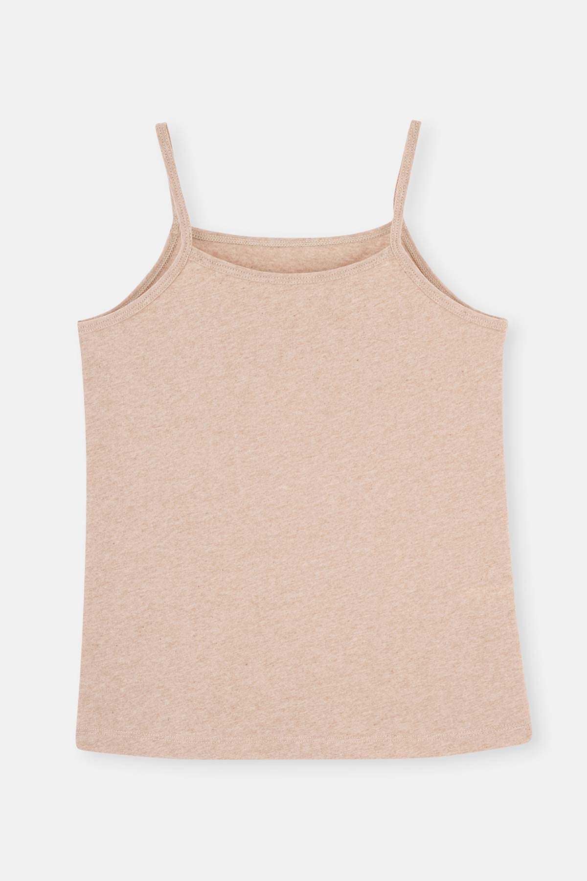 Beige Melange-Brown Melange TANKTOP