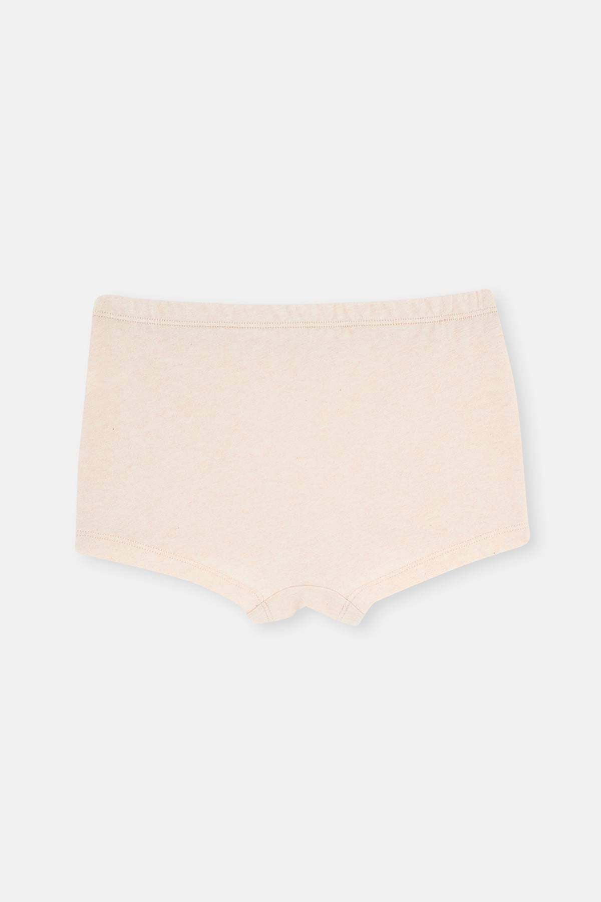 Beige Melange-Brown Melange BOXER