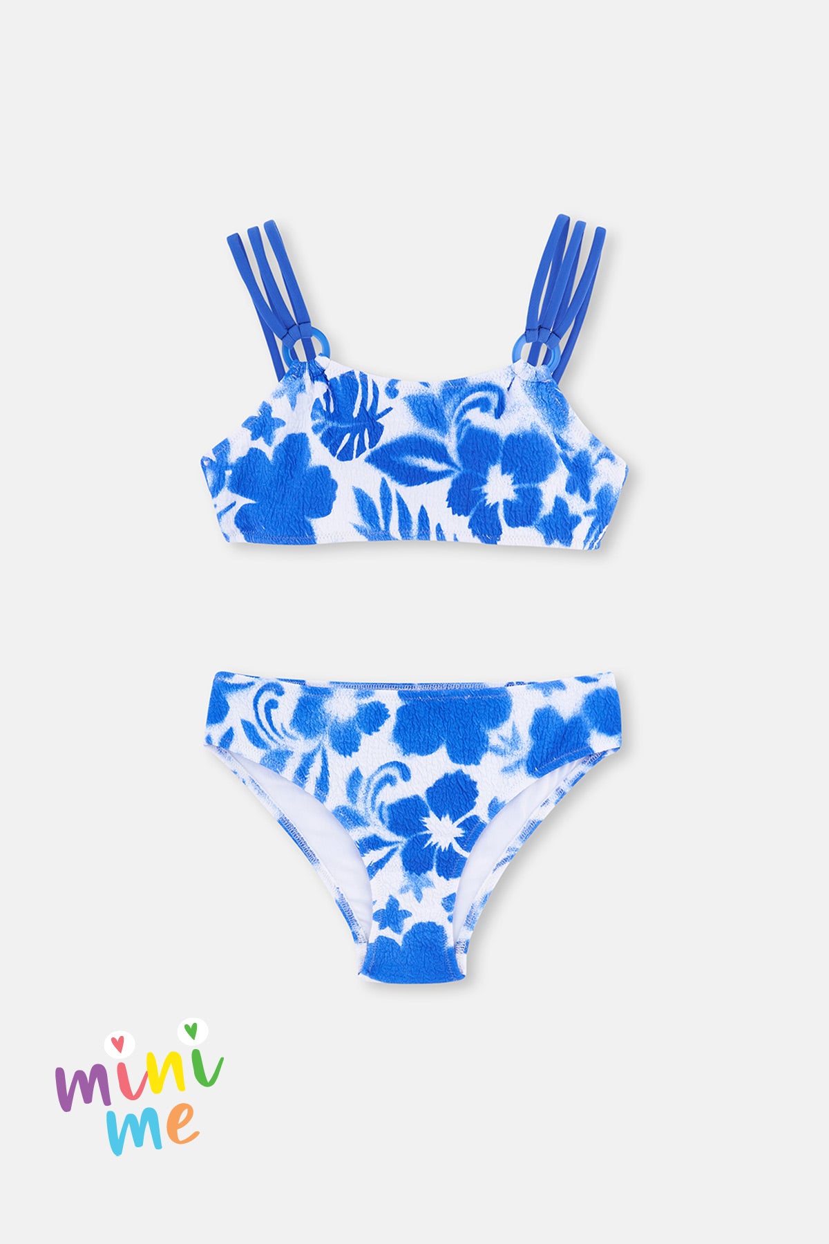 BLUE - WHITE BIKINI SET