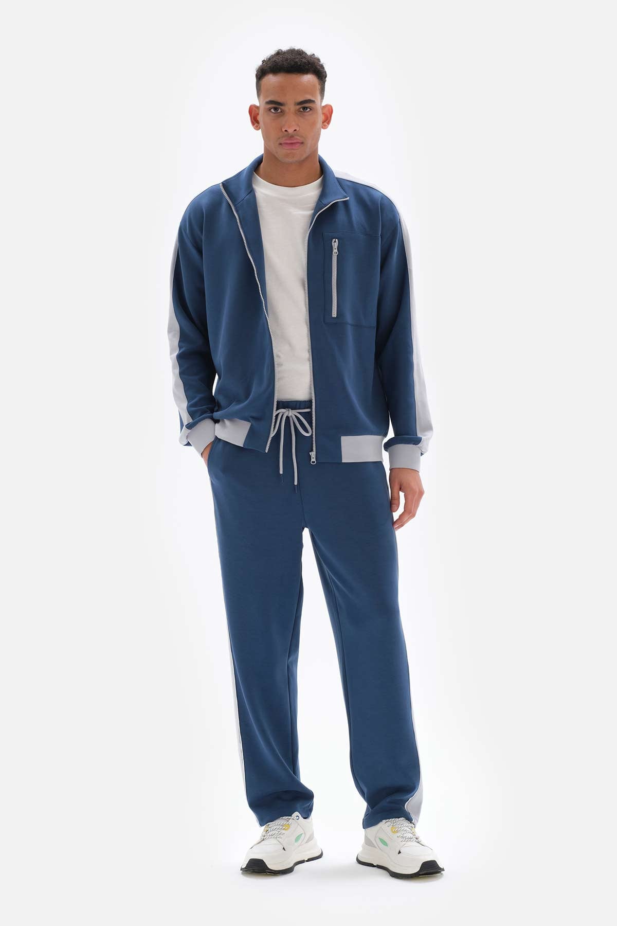 DARK INDIGO TRACKSUIT BOTTOM