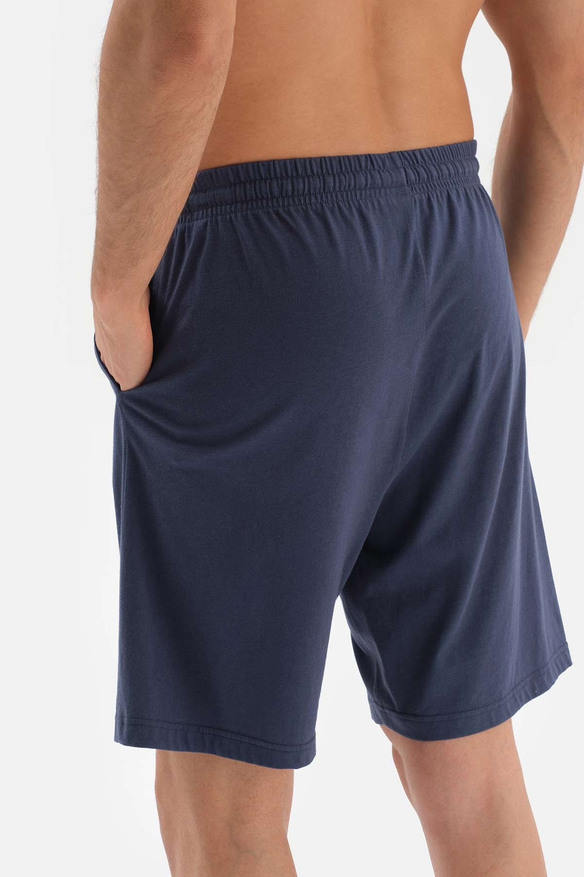 NAVY MODAL SHORTS