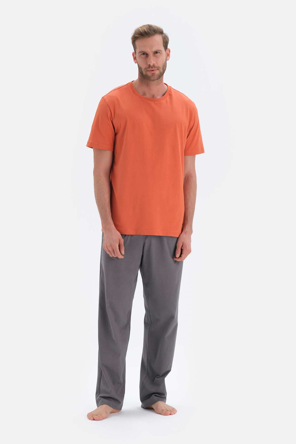 ORANGE PYJAMA SET