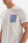 WHITE CREW-NECK PAJAMAS