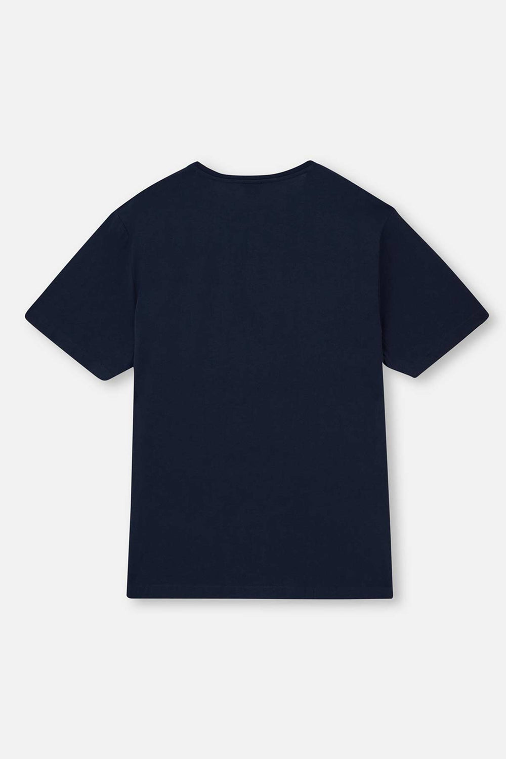 NAVY HALF-PLOT STRIPED JACQUARD KNITTED PAJAMAS