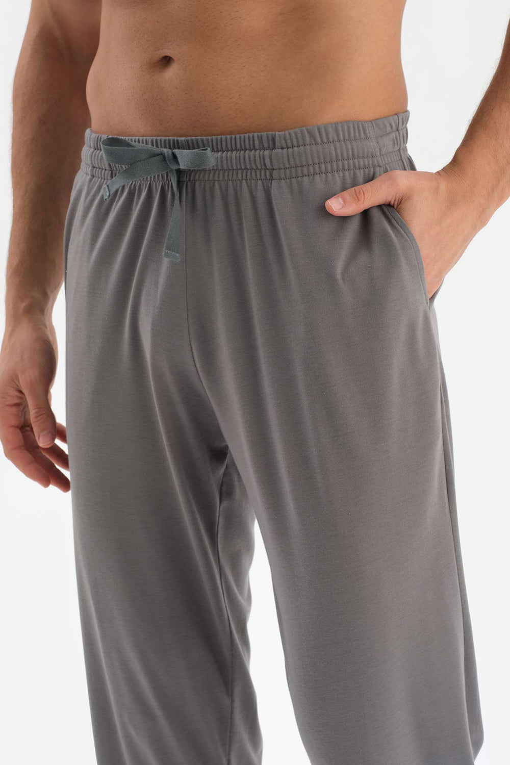 GREY RAGLAN SLEEVE JACQUARD PAJAMAS SUIT