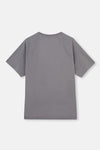 GREY RAGLAN SLEEVE JACQUARD PAJAMAS SUIT