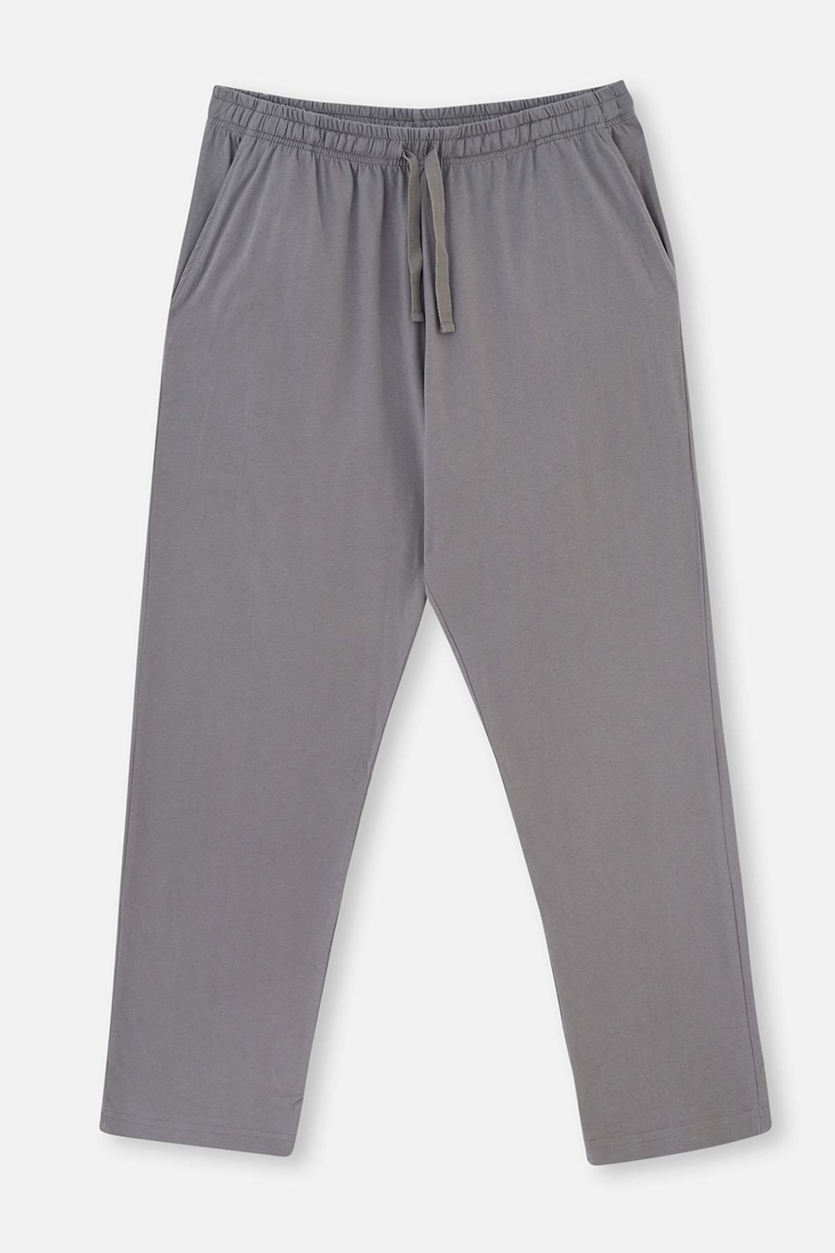 GREY RAGLAN SLEEVE JACQUARD PAJAMAS SUIT