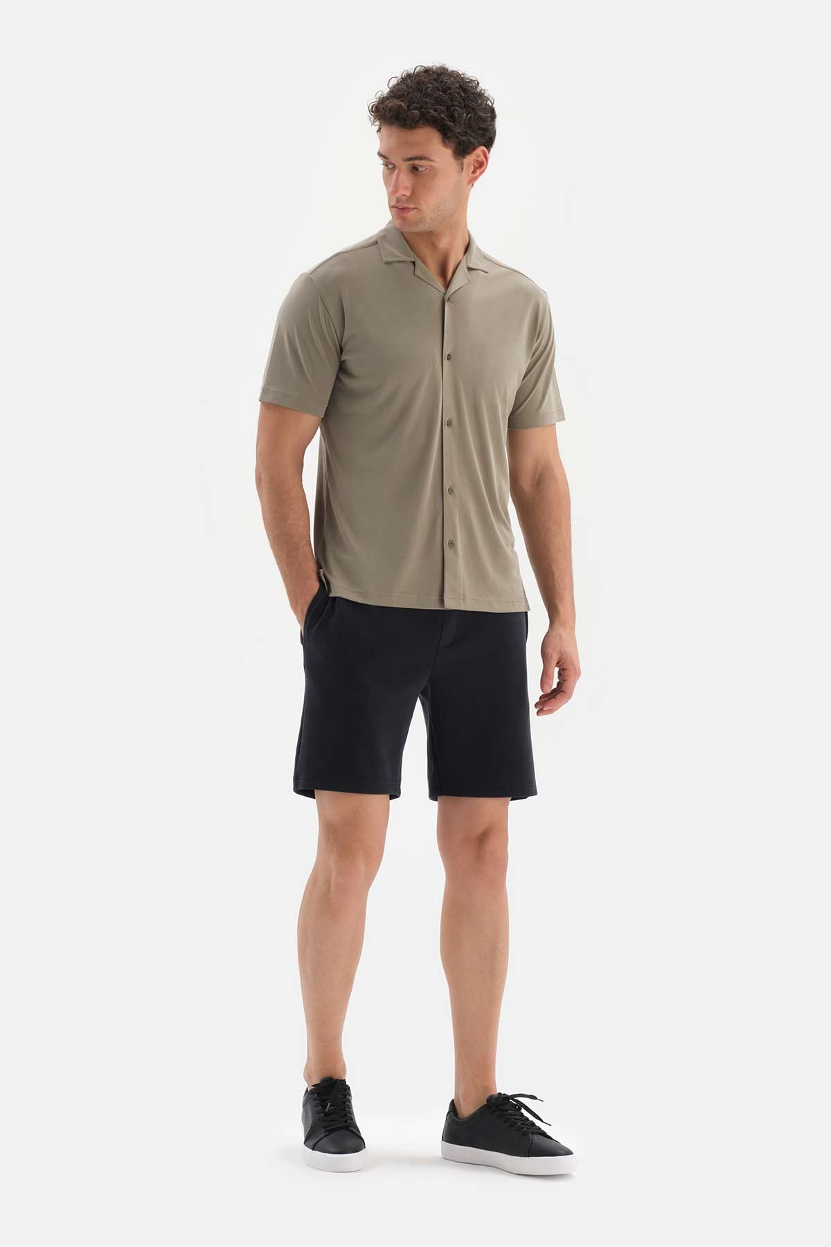 KHAKI CUPRA SHORT SLEEVE SHIRT
