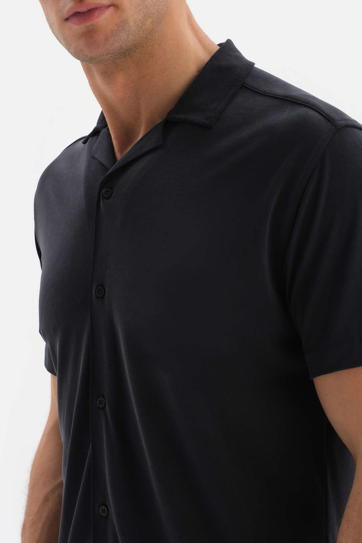 NAVY CUPRA SHORT SLEEVE SHIRT